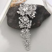 Weiman Direct Factory Sale Large Size Crystal Rhinestone Brooches for Wedding & Engagement Bouquets Decorative Jewelry sidabras