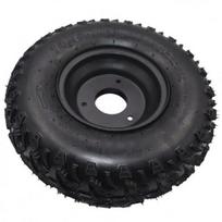 14x5.00-6 14x4.10-6 visureigio ratai su 3 skylėmis juodo ratlankio stebule Skirta visureigiams ATV QUAD Buggy vejapjovėms Go-kart 14x4.10-6 black