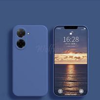 For Xiaomi Redmi A5 Case Liquid Silicone Plain Rubber TPU Phone Protector Case Redmi A5 Cover Redmi A5 Case Redmi A5 173 mm mėlyna