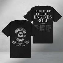 Black Label Society 2026 Engines Of Demolition Black Tour Tshirt S