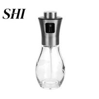 Oil Bottle Spray Convenient Sealed Leak-proof Stainless Steel Container Press Type Storage Home Supply Dispenser