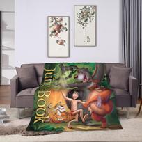 Džiunglių knyga Super minkštos antklodės Pikniko pliušiniai patalynės užklotai Gatvės stilius Miegamojo flanelinis pledas Sofos lovos užvalkalas 75X95CM