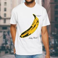 Andy Warhol Banana T-shirt, Andy Warhol Shirts, Andy Warhol Banana Shirts, Gift for Her, Gift for Him, Andy Warhol Print L brown