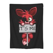FNAF Security Breach Arcade Carpet Design Warm Fleece Throw Blanket for Home Bedroom Travel Sofa Bedspread Quilt 75X95CM