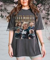 Glen Powell Retro Football Jersey Graphic Tee Shirt 2XL
