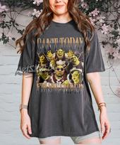 Shrek  Can't Today I'm Swamped  Graphic Tee, Retro Movie Apparel S
