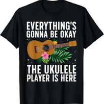 Cool Ukulele Player Design For Men Women Uke Ukulele Lover T-Shirt S įvairiaspalvis