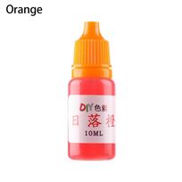 10ml NEW Soap Supplies DIY Colorant Crystal Epoxy Coloring Dye Resin Pigment oranžinė