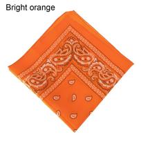 Sports Supplies Headwear Neck Scarf Wristband Paisley Bandana Hair Band Printed Square Scarves ryškiai oranžinė spalva