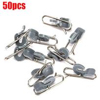 10 vnt. Kablys Masalo Atleidimo Klipsai / Didelio Smūgio Atskiriantis Jūros Žvejybos Smūgio Masalo Klipsas Žvejybos Įrankiai Žvejybos Aksesuarai Įranga 50pcs pilka spalva
