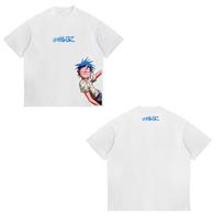 Cotton Vintage Rock Band Gorillaz The Now Now Album Graphic Tshirts Unisex Women Clothing Hip Hop Punk Oversized Crewneck T Shirts S