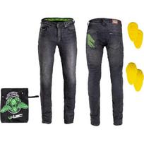 Vyriški moto džinsai W-TEC Leonard - Juoda