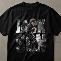 Michael Jackson King of Pop T-Shirt, Thriller Era Fan Art Tee, Iconic Music Legend Graphic Apparel, Retro 80s 90s Style Shirt S black