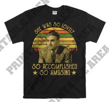 Vintage Laurence Olivier She Was So Lovely So Accomplished So Amusing Men Unisex T shirt, T shirt, T shirt MO547 3XL