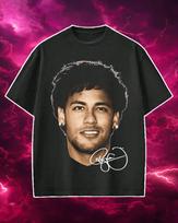 Neymar Big Face Inspired Design Png | Bootleg Vintage T-Shirt Design | png. M