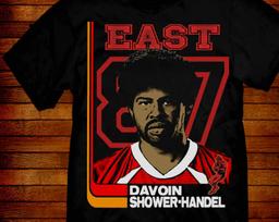 Davoin Shower-Handel T shirt: Key & Peele East/West Bowl Parody XL