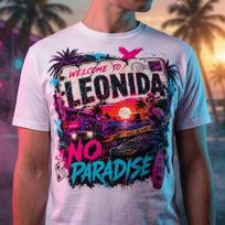 GTA 6 Shirt, Welcome to Leonida Tee, Neon Noir Vice City Gamer Gift M