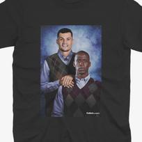 Granit Xhaka & Nordi Mukiele T Shirt | SAFC | Sunderland T Shirt | Granit Xhaka Sunderland Gift | Sunderland AFC | Sunderland Shirt | M