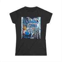 Valhalla and Chill TShirt, Norse Myth includes, Hel, Odin, Valkyr, Sleipnir, Berserker, Jörmungandr, Bitfrost, Longship, The Norns, Fenrir 3XL