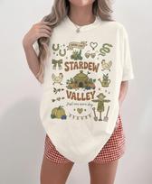 Stardew Valley Shirt, Cozy Gaming Gift, Pixel Art T-Shirt, Junimo Merch, Harvest Moon Game, Gamer Girlfriend, Pelican Town Art 4XL