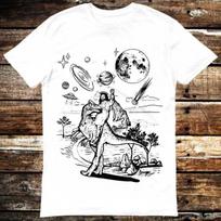 Jesus Riding Dinosaur UFO Bigfoot Volcano Sketch Weird Humorous Hilarious Witty Funny Shirt Meme Gift Tee Funny Unisex Game Movie Music 6391 M
