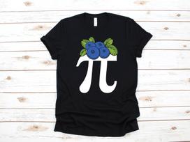 Blueberry Pi Day Shirt | Funny Math Teacher Pun Gifts | T-Shirt | T-shirt | T-shirt |T-shirt | Apparel Gift L