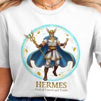 Hermes T-Shirt | Greek Mythology | Vintage Greek God Tee XL