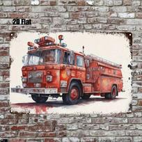 Retro metaliniai paveikslai, baldai, svetainės dekoracija 20x30cm (Multicolor,TYA-1081239-20x30CM) įvairiaspalvis
