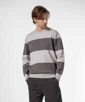 Vibrante Soft Washable Round Knit - Beige Stripe Beige Stripe/S