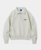 Columbia University Sig Arch Logo Women Fleece H/Zip Sweatshirts Yellow Oatmeal Uyo/Free