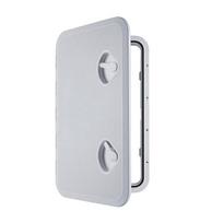 Boat Deck Hatch Lid Weatherproof Engineering Plastic Access Plate for Transparent Boat Hatch Marine Yacht 243mmx607mm