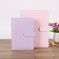 Macaron Color 6 Ring Binder Notebook Cover (Green,A5) žalia