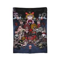 The Binding of Isaac Blankets Flannel Print Portable Lightweight Thin Throw Blankets for Bedding Outdoor Rug Piece Size: 75*100cm, Weight: 230 GSM