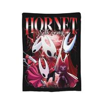 Hornet Silksong Hollow Knight Blanket Velvet Textile Decor Portable Lightweight Throw Blanket for Bed Office Rug Piece Size: 75*100cm, Weight: 230 GSM