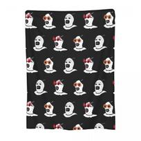 The Terrifier Art The Clown Blanket Coral Fleece Plush Summer Lightweight Thin Throw Blankets for Sofa Bedroom Bedspread Size: 75*100cm, Weight: 230 GSM