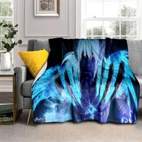 3D DMC Game D-Devil May Cry Gamer Blanket,Soft Throw Blanket for Home Bedroom Bed Sofa Picnic Travel Office Cover Blanket Kids Size: 75*100cm, Weight: 230 GSM