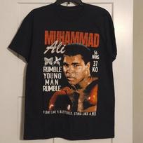 Muhammad Ali Black Cotton TShirt S