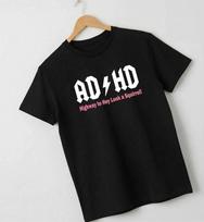 Adhd TShirt Highway To Hey Look A Squirrel Funny Unisextal Health Tee Unisex Unisex S