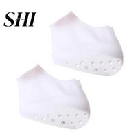 Foot Cushion 2Pcs/Pair Inner Heightening Socks Wear-resistant Universal Durable Pain Relief Height Increasing Silicone Pad for Unisex Heel 1.5cm
