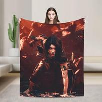 Clair Obscur Expedition 33 Maelle Antklodės Flanelinis pledas namų dekoravimui Super šiltas Individualios kokybės lovatiesė 75X95CM