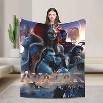 Filmo Avataras Ugnis ir Pelėsinė Antklodė Flanelė Nuostabi Šilta Antklodė Kėdei Apkloti Sofos Tekstilės Dekoras 75X95CM