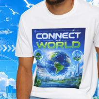 Frutiger Aero Shirt Retro Internet Tee, Y2K Webcore Cyber Aesthetic Graphic T-Shirt, Futuristic Aqua Design Unisex Cotton Tee XL