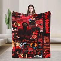 The Weeknd XO Album Blankets Quality Super Soft  Throw Blanket Winter Boy Girl Couch Bed Comfortable Bedspread 75X95CM