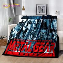 3D Žaidimas Metal Gear Solid Animacinis HD Žaidėjo Antklodė, Minkšta Mesti Antklodė Namams Miegamajam Lovai Sofai Iškylai Kelionei Dangalas Vaikams 75X95CM