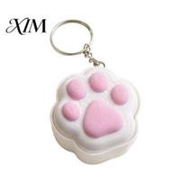Portable Stress Relief Gadget Cat Paw Fidget Clicker Keychain, Kitten Toy Toy, Backpacks Handbag Purse Charm Keyring for Women Girls