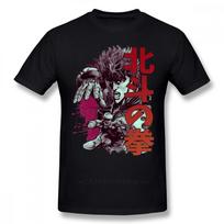 Hokuto No Ken T Shirt Kenshiro TShirt 100 Cotton Short Sleeves Tee Shirt Fun Graphic 3xl Male Beach Tshirt S įvairiaspalvis