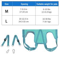 Thick Fabric Nail Trimming Sling Adjustable Strap Large Dog Grooming Sling  Home Pet Grooming M