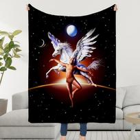 RAPPER T-TrippieS R-ReddS ALBUM Blanket Throw Super Cosy Plush Living Room Sofa Couch Childish Birthday Gifts Size: 75*100cm, Weight: 230 GSM