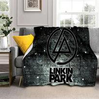 HOT L-Linkin Park Rock Band Classic Soft Plush Blanket,Flannel Throw Blanket for Living Room Bedroom Picnic Bed Sofa Cover Size: 75*100cm, Weight: 230 GSM