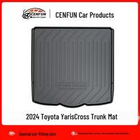 Toyota Yaris 2023-24 Waterproof Trunk Mat: Wear-Resistant Tail Box Protection for Yaris Cross Trunk Mat